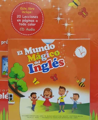 Imagen 9 de 9 de Libro Pizarra Mágica El Mágico Mundo Del Inglés Niños 3-5