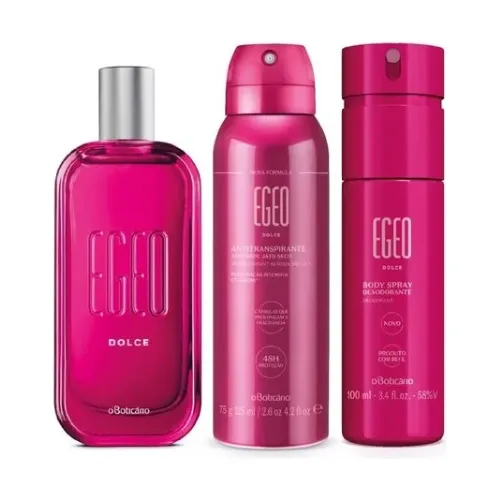 Combo Egeo Dolce: Desodorante Colônia 90ml + Body Spray