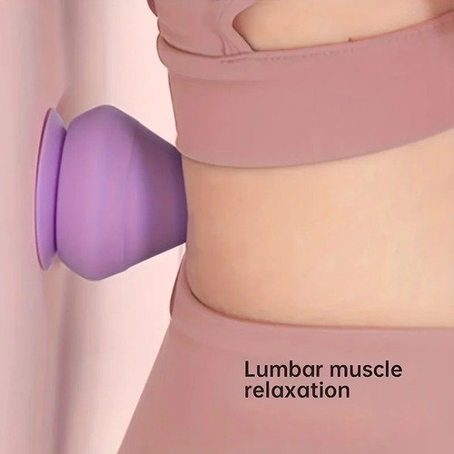 Liberação Miofascial Cone Com Ventosa Silicone Trigger Point