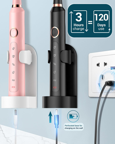 Cepillo De Dientes Eléctrico Rtauys Para Adultos, Paquete De