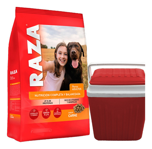 Comida Perro Adulto Raza Sabor Carne 24 Kg + Envío + Regalo