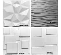 Comprar Paneles 3d  Elaborados En Pvc 50cm X 50cm 3decopvc
