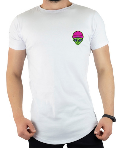 Camiseta Et Yunic Swag Alien Tumblr Camisa Oversized Algodão