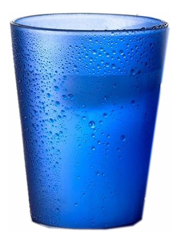 Vaso Acrilico Irrompible En Colores Traslúcidos Practi-k Azul