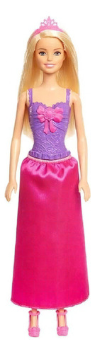 Barbie Princesas Básicas Lilás Pink - Mattel