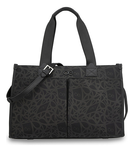 Bolsa Tote Cloe Javari I Grande Color Negro