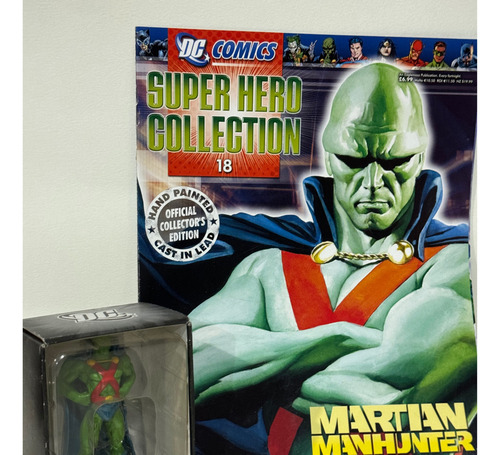 Eaglemoss Figura Muñeco Plomo Dc Martian Manhunter #18