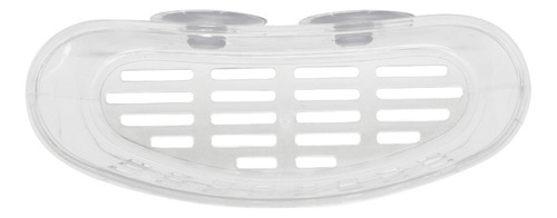 Canastilla De Baño Con Ventosas Bath Styles Color Blanco