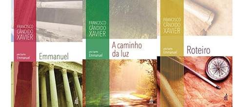 Kit 3 Livros Espiritas Coleção Emmanuel + A Caminho Da Luz +