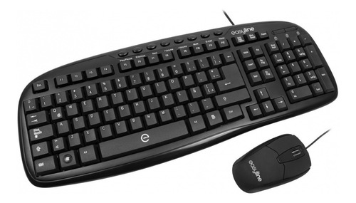 Kit De Teclado Y Mouse Easy Line Balance Alámbrico Usb Ingle