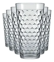 Comprar Jogo 18 Copos Chiques 350ml Marrocos Drink Vidro Agua E Suco