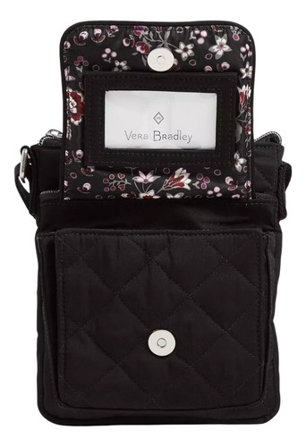 Bolsa Vera Bradley Rfid Mini Hipster Crossbody Black