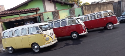 Kombi Antiga Vw Van Mod. Samba E Teto Solar - Por Encomenda