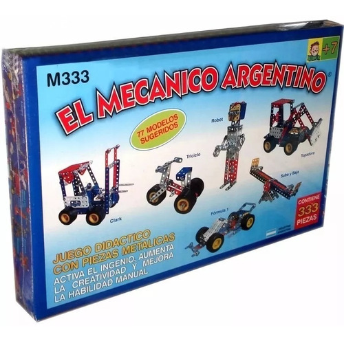 Juego Para Armar El Mecanico Argentino M333 Casa Valente