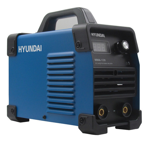 Soldadora inverter Hyundai MMA130 azul 60Hz 110V/220V