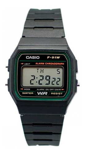 Reloj Casio F-91w F-91  F91 Hombre Vintage Impacto Online