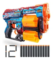 Comprar Pistola X-shot Lanza 12 Dardos Skins Dread Pce 7299 Bigshop