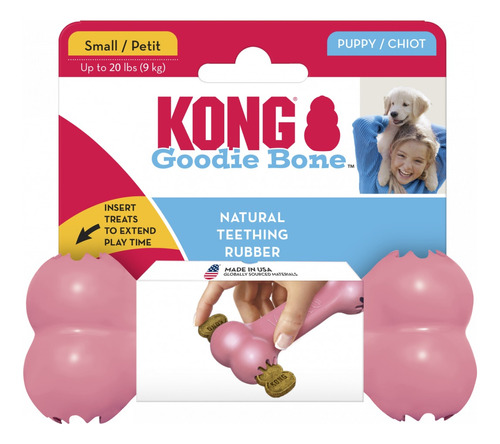 Kong Goodie Bone Puppy Juguete Hueso De Goma Para Cachorros