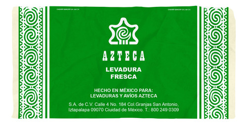 Levadura Fresca Azteca  400 Gr 1 Pieza
