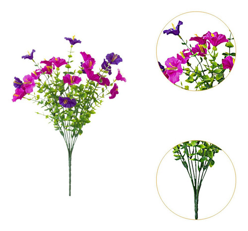 8 Piezas Flores Artificiales Flores Disposición Clima
