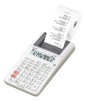 Comprar Calculadora Impresora Casio Hr-8rc Con Reimpresion Color Blanco