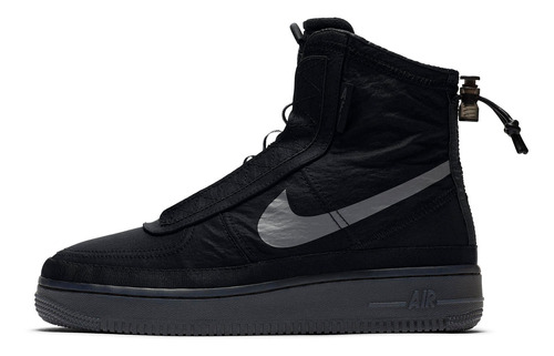 Zapatillas Nike Air Force 1 Shell Black Urbano Bq6096_001   