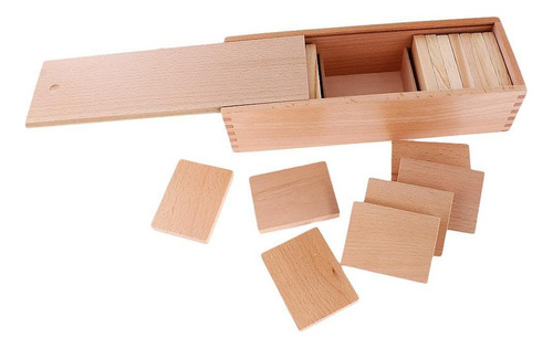 Ba Montessori Material Peso Madera Para Niños Preescolar