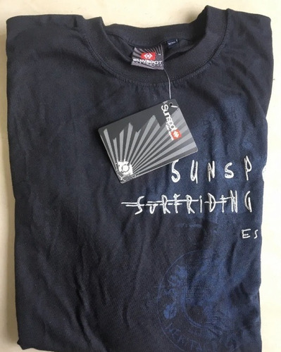 Franela Negra Marca Sunspot Talla Xxl Para Hombre Caballero