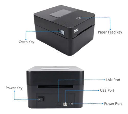 Impresora Térmica Usb Wifi 110mm Etiquetas Adhesiva Frm-9280