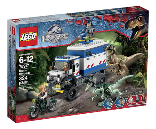 Set Juguete De Construcción Lego Jurassic World Raptor 75917