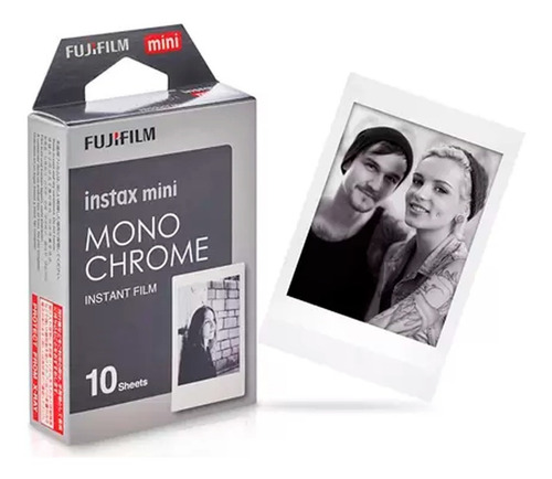 Imagem 2 de 6 de Filme Instax Preto E Branco Monochrome Mini 11 9etc Envio Hj