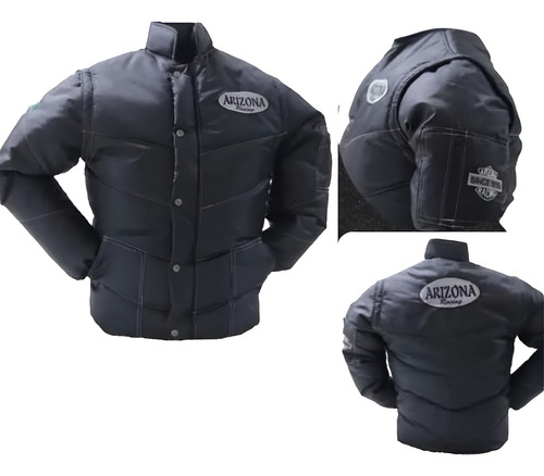 Jaqueta Arizona Refletiva Xg 3g Preto Lisa Xg
