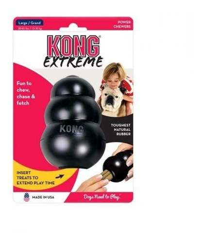 Kong Extreme Talla L Juguete Rellenable Interactivo Perro 