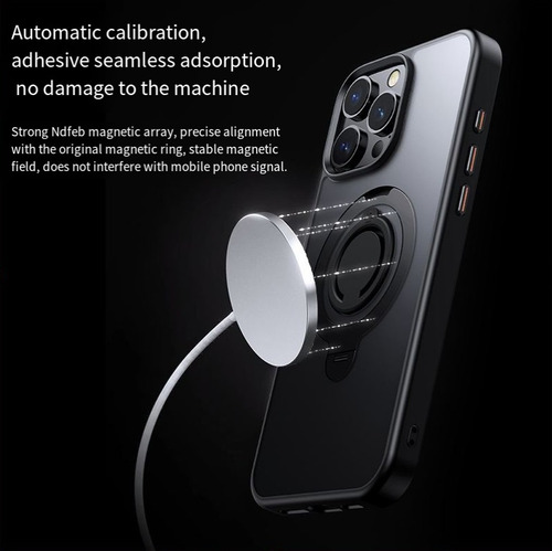 Funda For iPhone 16 Case Con Oculto Soporte, For Magsafe