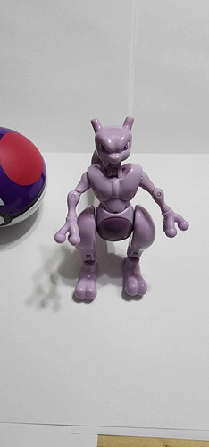 Figura Muñeco Videojuego Pokemon Go Violeta Mewtwo Pokebola