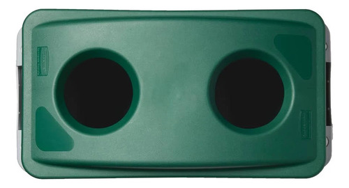 Tapa Slim Jim Rubbermaid De Reciclaje 2 Piezas