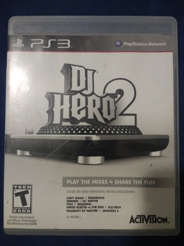 Dj Hero 2 Para Playstation 3 (Usado)