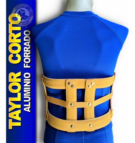 Corset Taylor Corto Aluminio Forrado Ortopedico Varias Talla