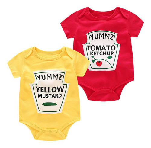 Perfect 2 Pañaleros Bebé Gemelos Diseño Salsa De Tomate Y