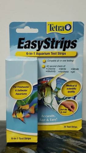 Tetra Easystrips 6 En 1 Test Para Acuario De Agua Dulce