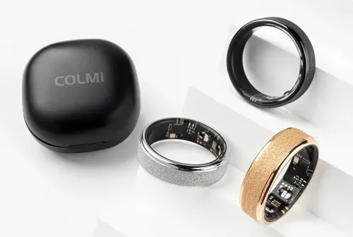 Smart Ring Colmi R10 C/ Case Anel Inteligente 10a Geração Prata N...