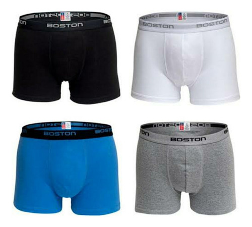 Boxer Boston Pack X4 Por Un Precio De Oferta