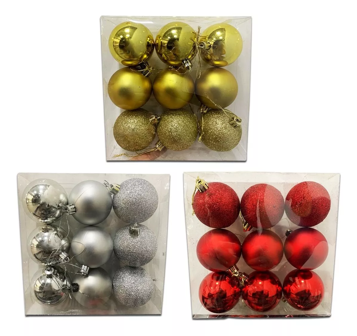 Tercera imagen para búsqueda de bolas navidenas transparentes