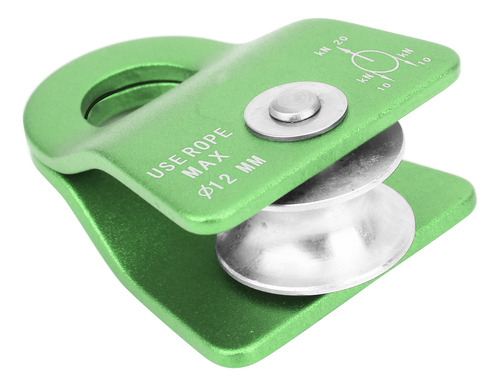Polea Única Con Placa Lateral De Descenso Para Equipo De Esc