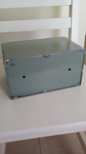 Caja De Seguridad. 22 Cm Ancho X 14 Cm Prof. X 12 Cm Alto Gris (Usado)