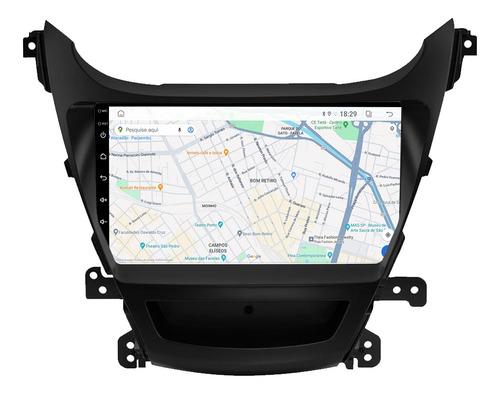 Multimidia Elantra 12/14 9p Android 14 Carplay 4gb 64gb