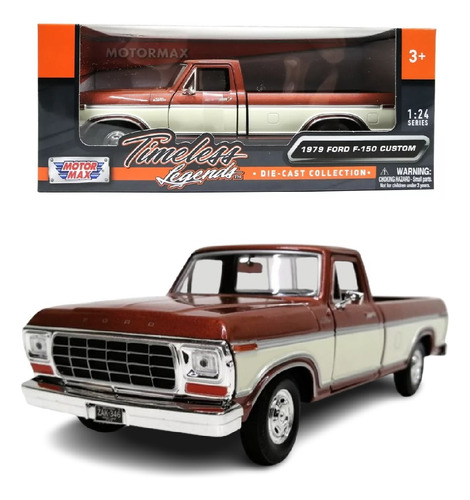 Camioneta Ford 1979 F150  American Classic 1/24 Motor Max  (Reacondicionado)