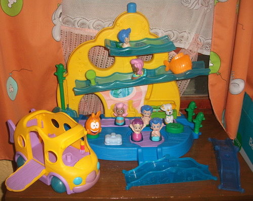 Escuela Musical Y Autobús De Los Bubble Guppies Fisher Price (Usado)