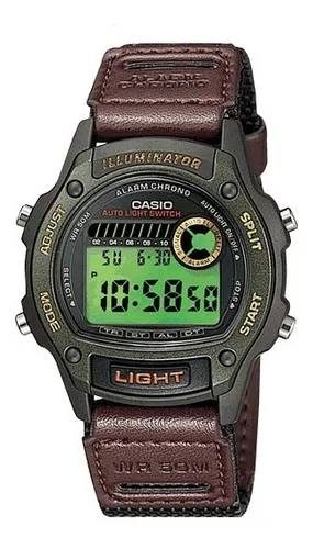 Reloj Casio W 94hf 3av Illuminator. Auto Light. Nylon Nuevo