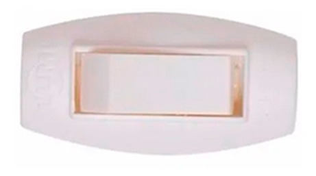 Imagem 3 de 3 de Interruptor Meio Fio Para Abajur Lustre Pera Branco